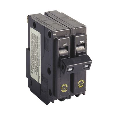 C-H CHFQ250 TYPE CHFQ CLASSIFIED BREAKER 50A/2 POLE 120/240V (REPLACEMENT FOR SQUARE D TYPE QO250 BREAKER)