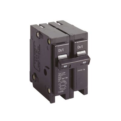 C-H CL240 EATON 40AMP/2POLE BREAKER TYPE CL 3/4" (REPLACEMENT FOR SQUARE D HOMELINE,GE TYPE THQ, CROUSE-HINDS TYPE MP,THOMAS AND BETTS TYPE TB, MURRAY TYPE MP, ITE/SIEMENS TYPE QP)