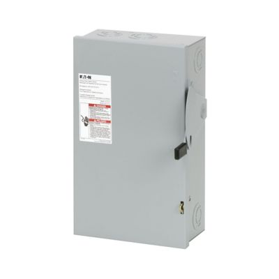 C-H DG322NGB 60-AMP 3-POLE GENERAL DUTY SAFETY SWITCH - FUSED