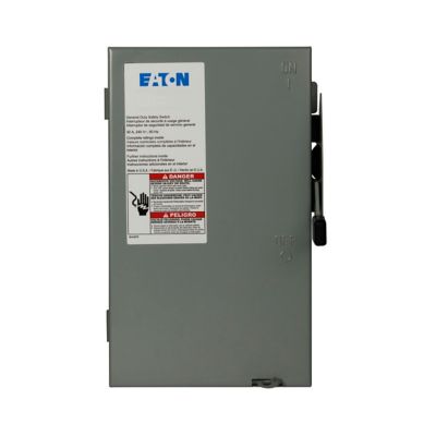 C-H DG321UGB 30-AMP 3-POLE GENERAL DUTY SAFETY SWITCH NON-FUS