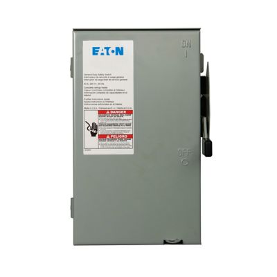 C-H DG321URB 30-AMP 3-POLE GENERAL DUTY SAFETY SWITCH NON-FUS