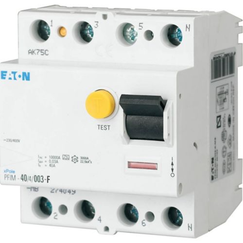 xPole PFIM Type F residual current circuit breaker