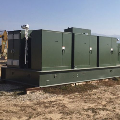 Modular integrated transportable substation