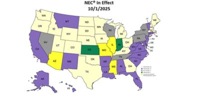 NEC 2026 Electrical Safety Eaton Nec In Effect Map